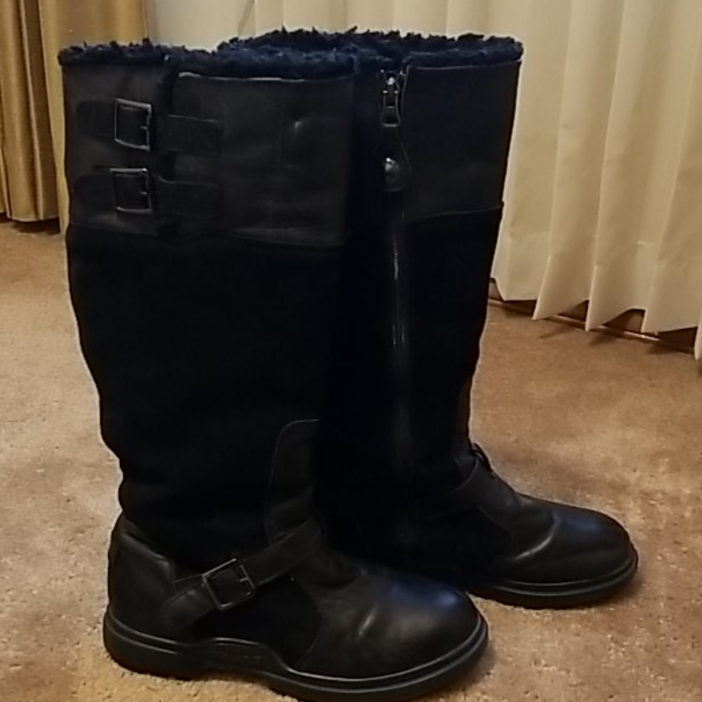Pajar Canada Tall Zipper Leather Boots